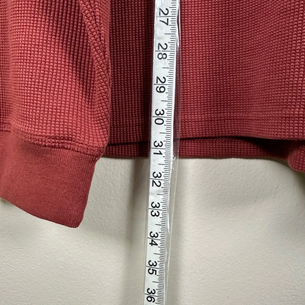 Levi's Men's XXL Thermal Shirt Burgundy Red‎ Waffle Knit Long Sleeve NEW